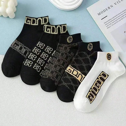 5/10 pcs Men's Thin Breathable Low-Cut Socks - Anti-Odor, Moisture-Wicking, Lightweight, Comfortable & Versatile for Daily Wear