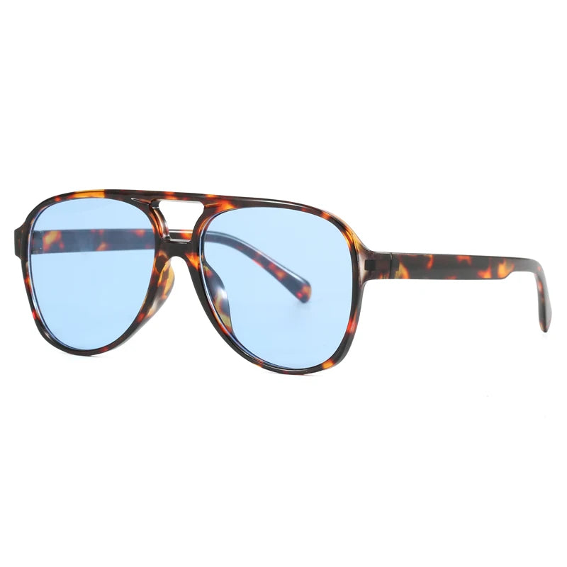 Protective Glasses Fashion Large Frame Square Women Sunglasses Colorful Lens Gradient Sun Glasses Outdoor Casual Eyewear UV400