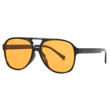Protective Glasses Fashion Large Frame Square Women Sunglasses Colorful Lens Gradient Sun Glasses Outdoor Casual Eyewear UV400