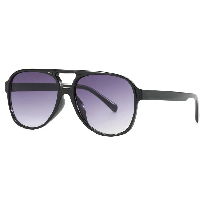 Protective Glasses Fashion Large Frame Square Women Sunglasses Colorful Lens Gradient Sun Glasses Outdoor Casual Eyewear UV400