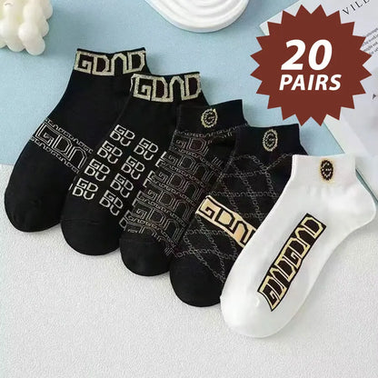 5/10 pcs Men's Thin Breathable Low-Cut Socks - Anti-Odor, Moisture-Wicking, Lightweight, Comfortable & Versatile for Daily Wear