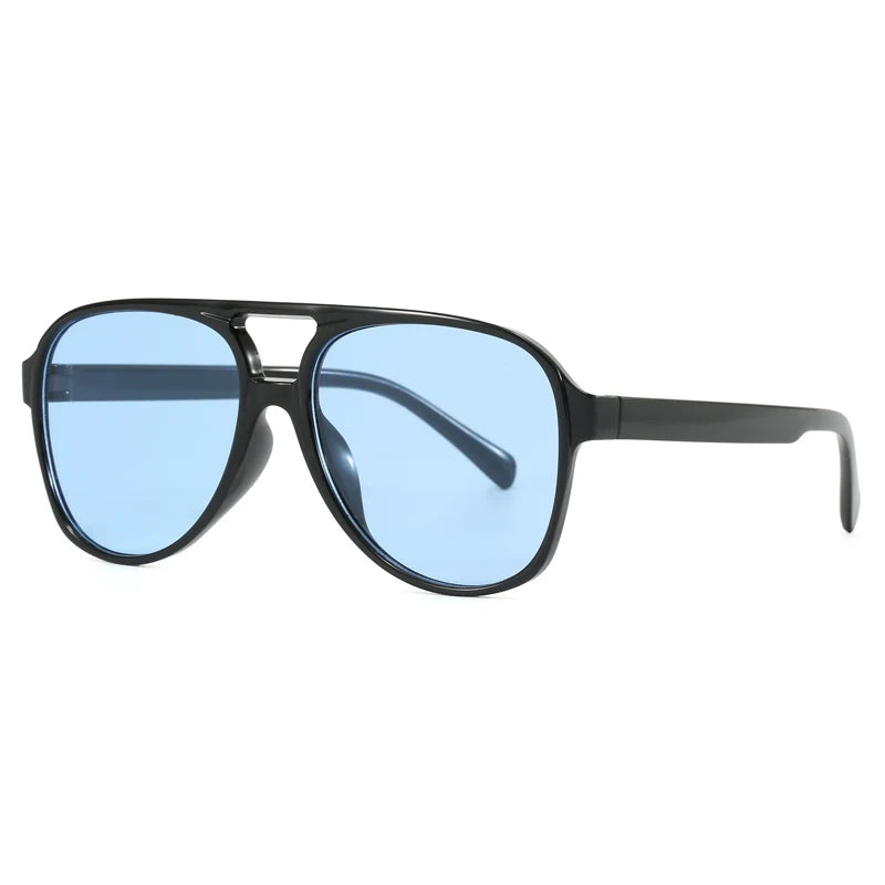 Protective Glasses Fashion Large Frame Square Women Sunglasses Colorful Lens Gradient Sun Glasses Outdoor Casual Eyewear UV400