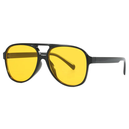 Protective Glasses Fashion Large Frame Square Women Sunglasses Colorful Lens Gradient Sun Glasses Outdoor Casual Eyewear UV400